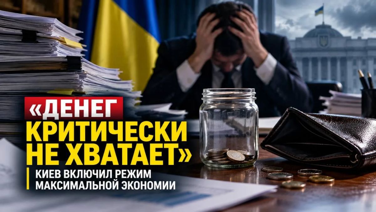 «Денег критически не хватает»: Киев включил режим максимальной экономии