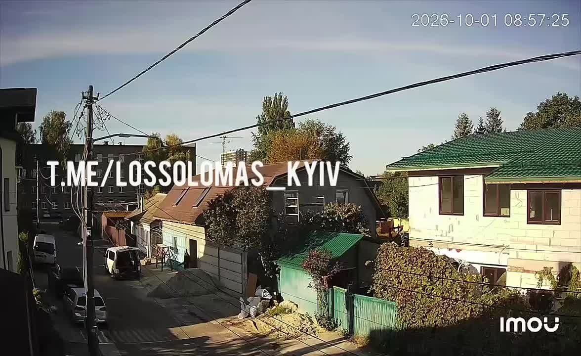 Прилет по школе на Отрадном в Киеве