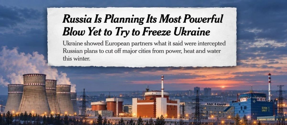 Владислав Шурыгин: Украина заявила европейским союзникам, что Россия в ближайшие месяцы планирует методично выбить ее энергетику, использовав до тысячи ракет, дронов и бомб, сообщает The New York Times со ссылкой на источники