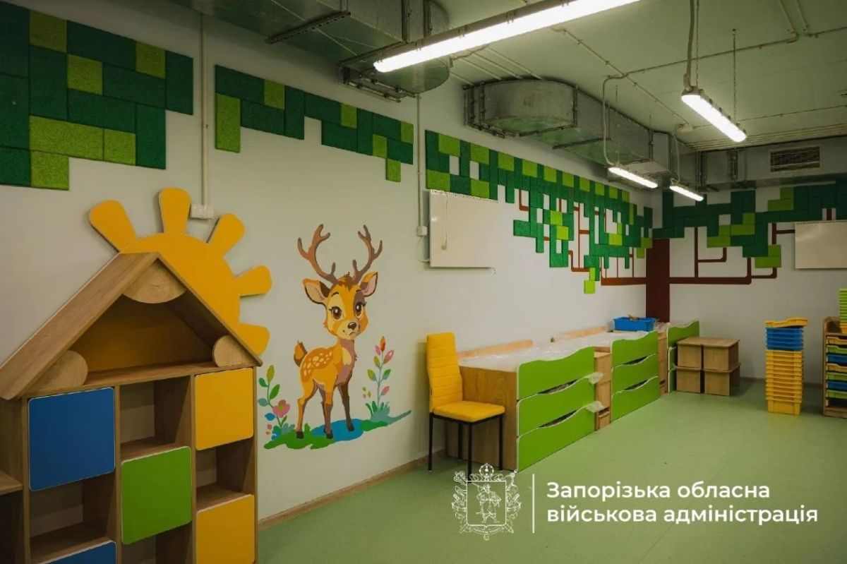 В оккупированной Запорожской области открыли первый подземный детский сад, — укроСМИ