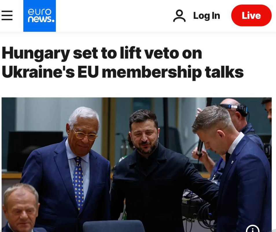 «Венгрия сняла вето на переговоры о вступлении Украины в ЕС»: Будапешт разблокировал техническую подготовку следующего этапа переговоров с Киевом и Кишинёвом