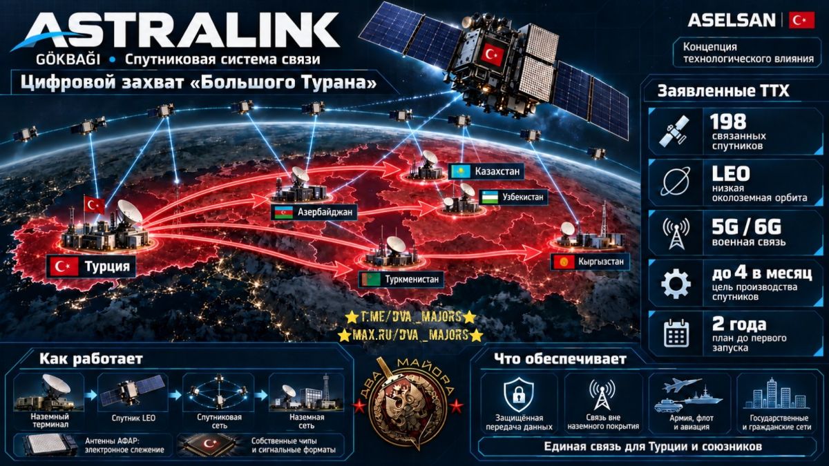 Два майора: Турция создаст аналог Starlink