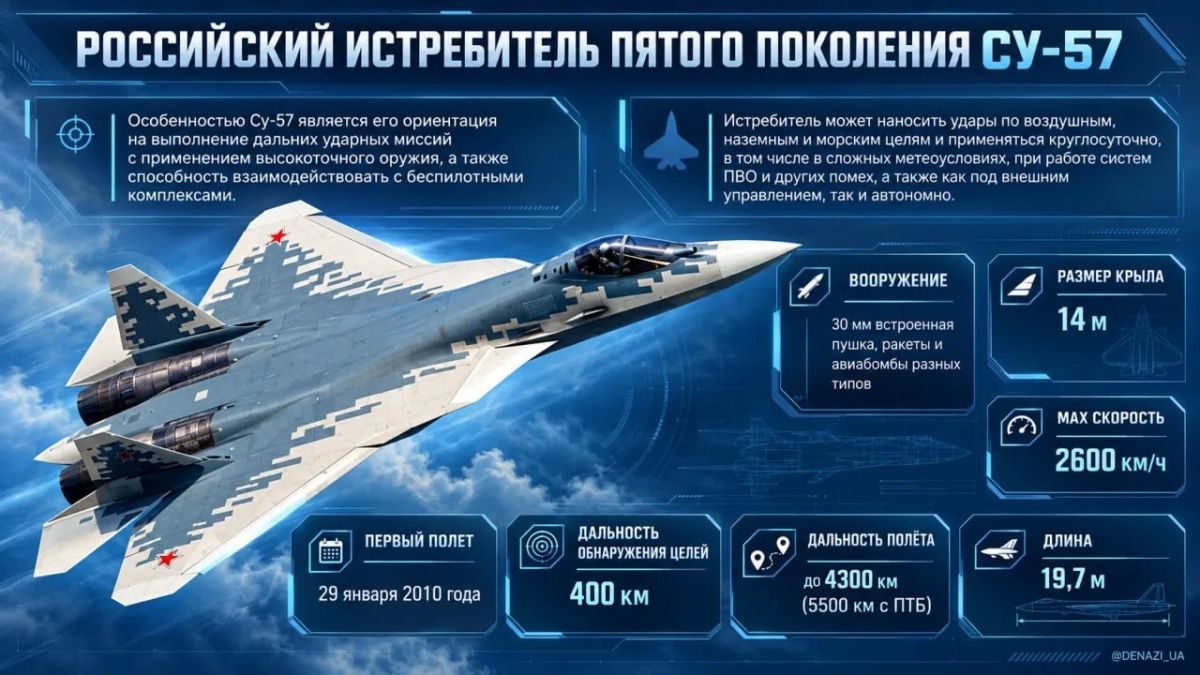 Украинские истребители F-16 значительно проигрывают российским Су-57