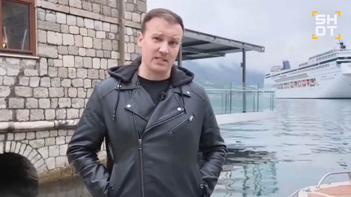 Михаил Звинчук успел снять один выпуск в Черногории на побережье возле отеля Mvenpick, в котором остановился