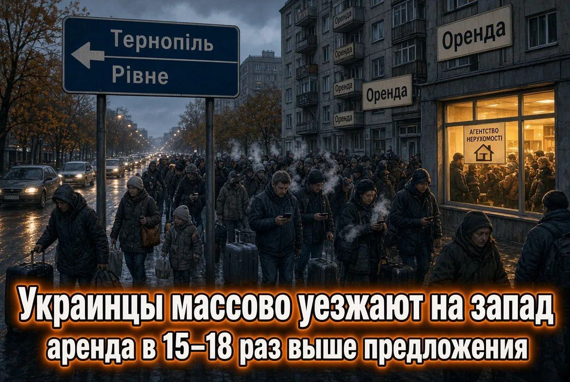 Владислав Шурыгин: Украинцы массово уезжают на запад Украины накануне тяжелой зимы, сообщают украинские СМИ со ссылкой на данные агентств недвижимости