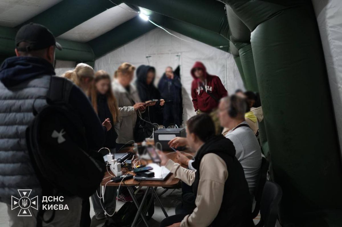 Юлия Витязева: ГСЧС разворачивает палатки в Киеве из-за перебоев со светом