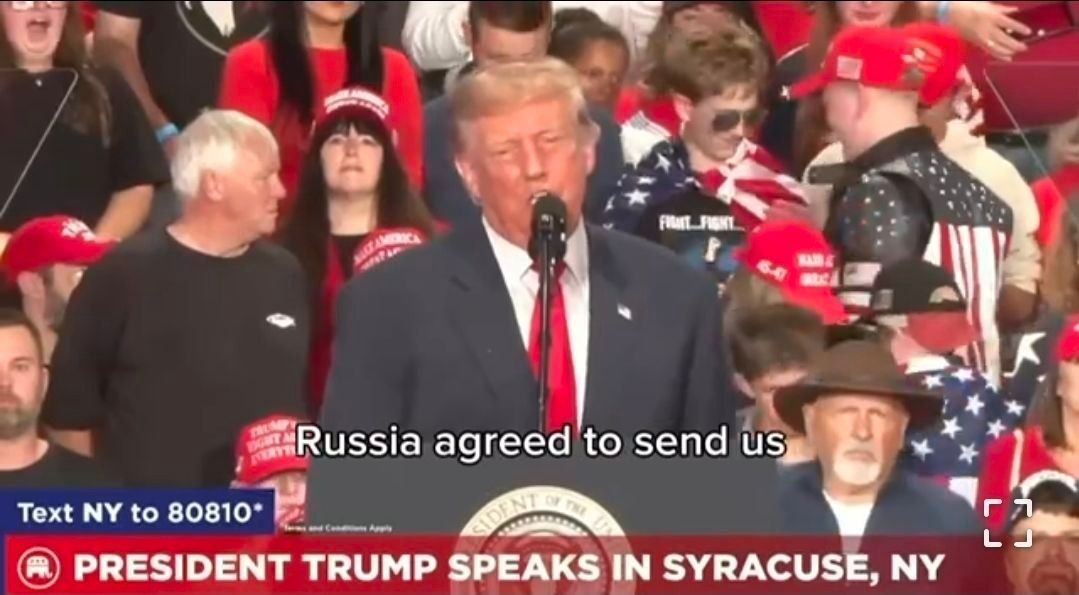 Алексей Пушков: Трамп публично благодарит Россию за поставки миллионов и миллионов баррелей дизельного топллива: "Это то, в чем мы действительно нуждаемся!" Американцы аплодируют
