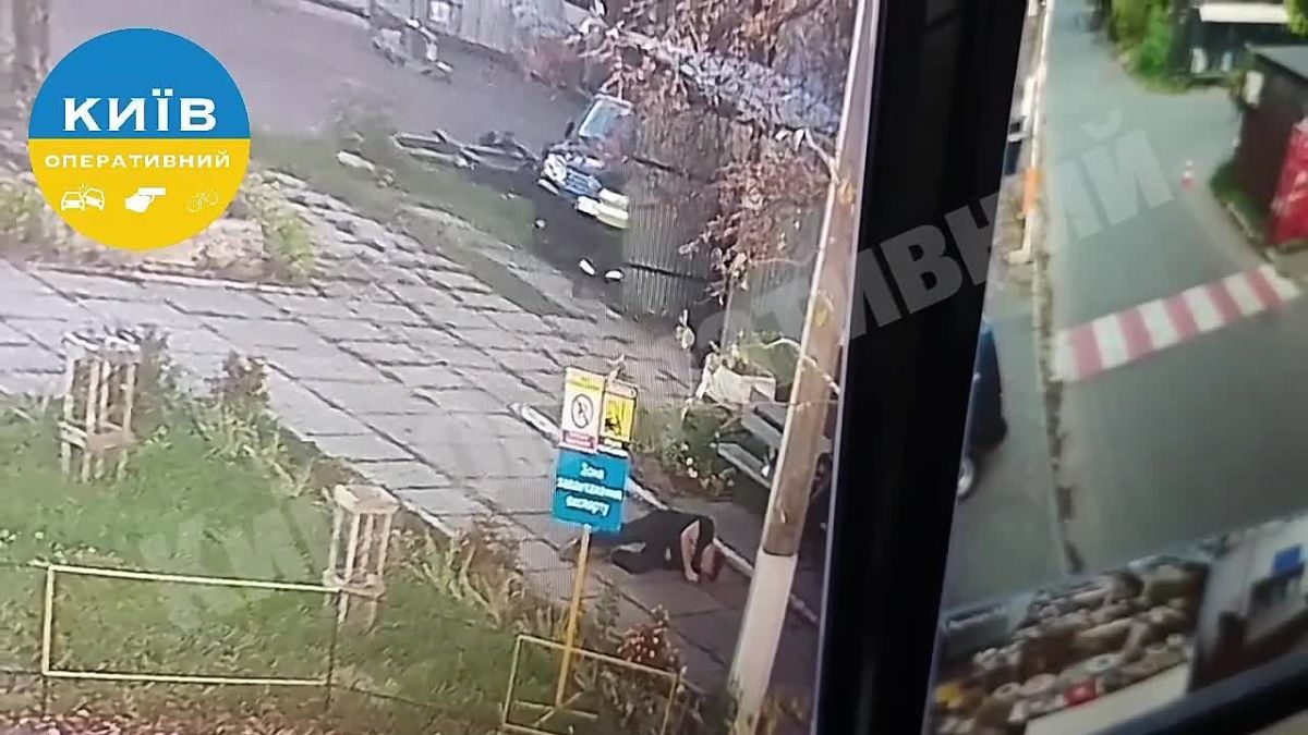 Обломок дрона ранил человека в Соломенском районе