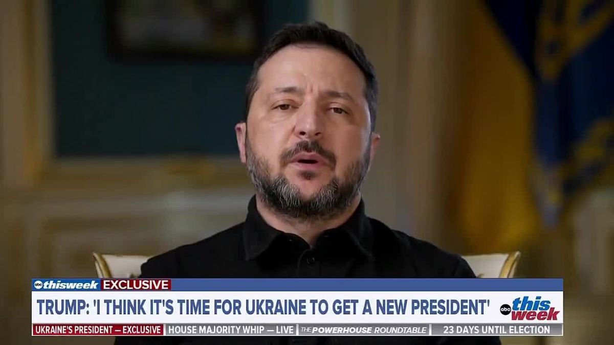 Президент Трамп сказал, что Украине, нужен новый президент, но при всем уважении к президенту Трампу, это дело нашего общества, нашего народа – выбирать того или иного лидера — Зеленский