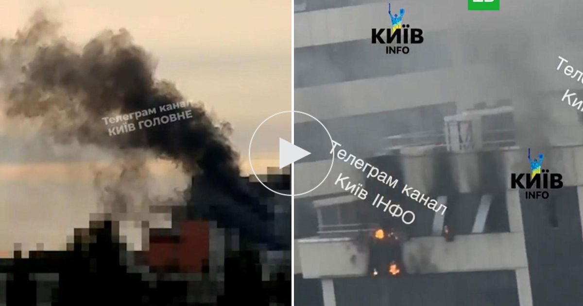 ВС РФ ударили по бизнес-центру «Престиж-Центр» в Киеве