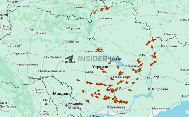 Около сотни российских БПЛА находятся сейчас в небе над Украиной, — сообщают мониторинги противника
