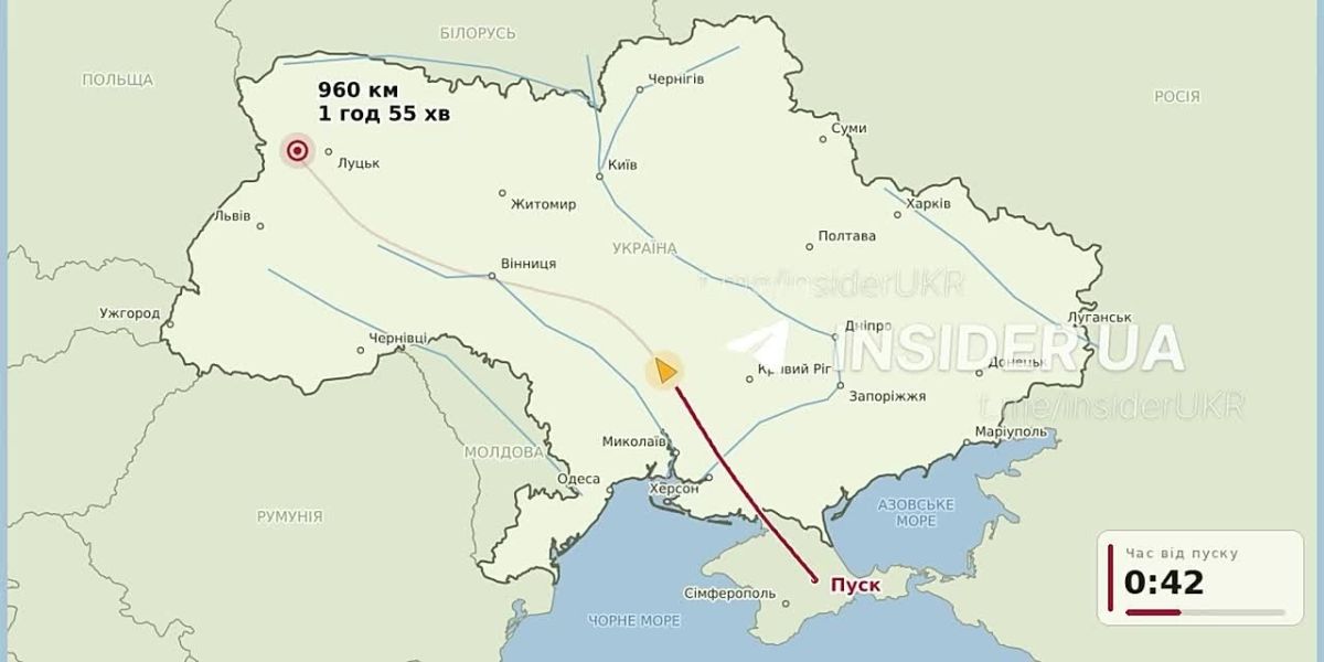В западных областях Украины второй день подряд фиксируются последствия атак реактивных беспилотников