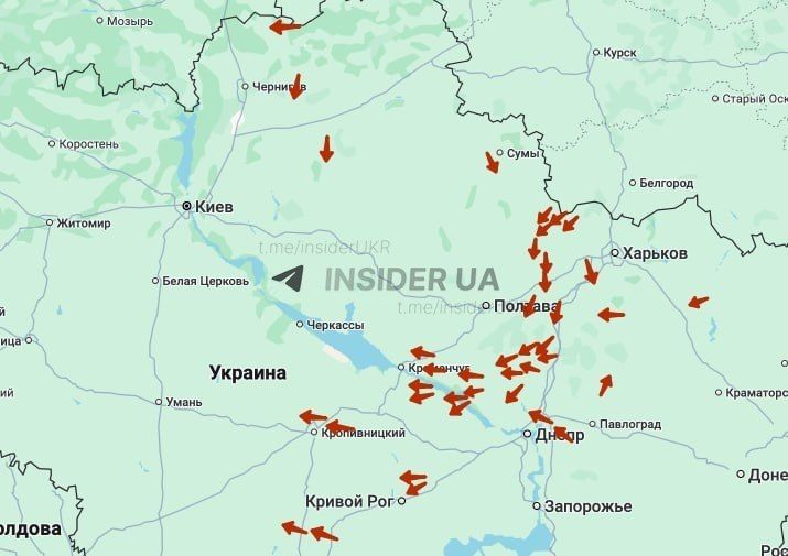 Противник жалуется, что новая стая Гераней мигрирует в сторону западной Украины