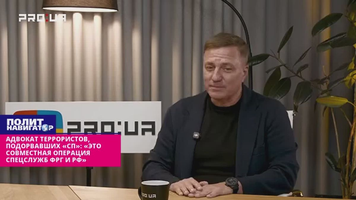 Адвокат террористов, подорвавших «СП»: «Это совместная операция спецслужб ФРГ и РФ»