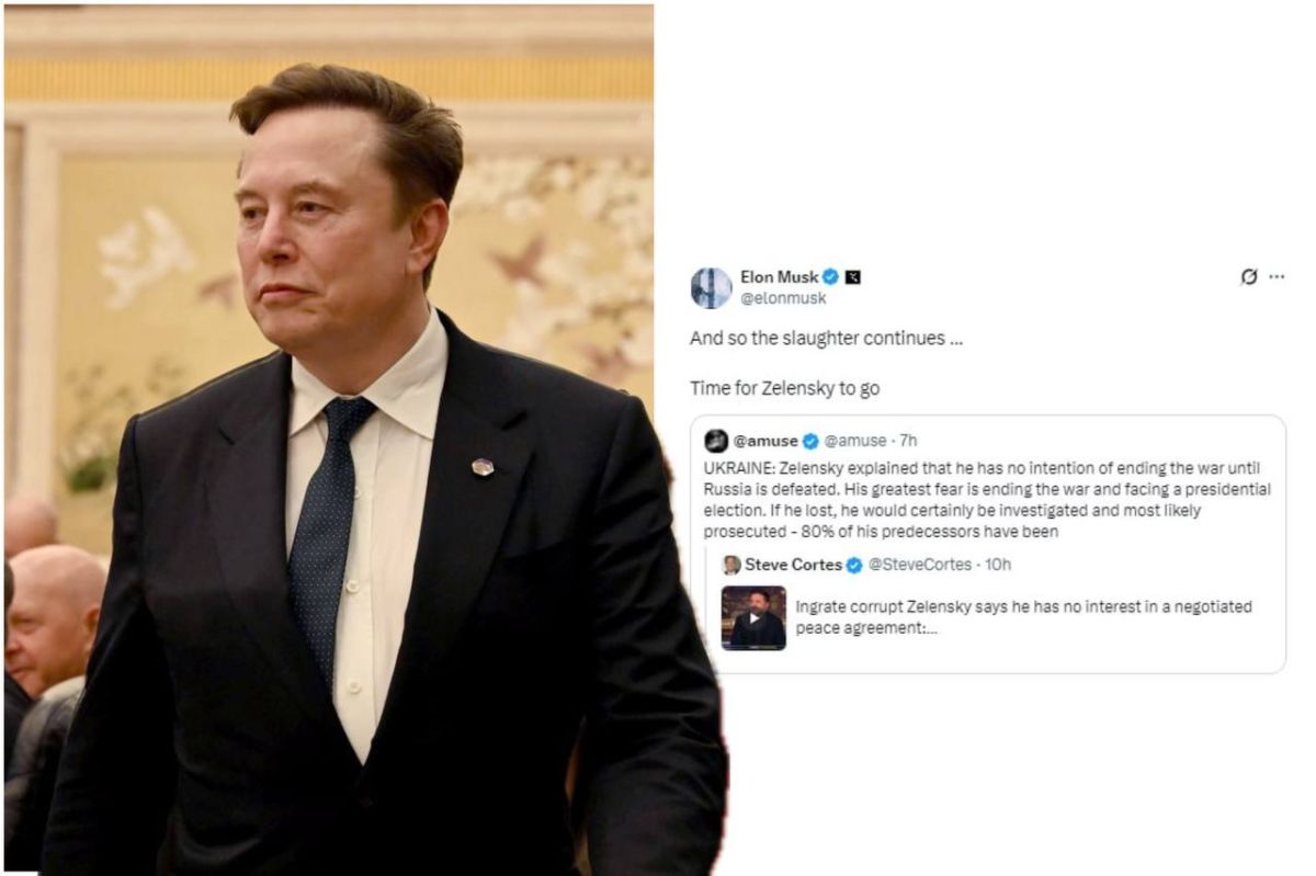 Маск заявил, что Зеленскому пора уйти