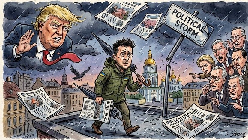 «Обуза для США»: западные СМИ — об отношении Трампа к Зеленскому
