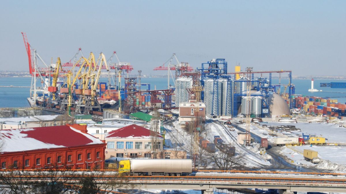 Основные порты Украины на Черном море остановили работу