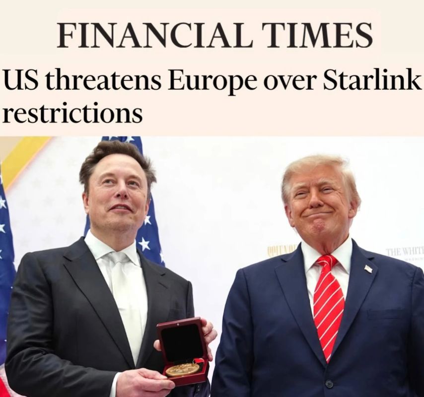 «США пригрозили Европе ответными мерами из-за ограничений для Starlink»: Вашингтон еще сильнее замедлит работу Starlink для Украины, если ЕС ограничит доступ американских тех-гигантов к своему рынку