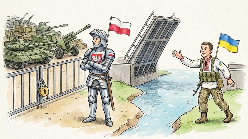 ТСН: Польша приостановила поставки военной помощи Украине из-за «года УПА»