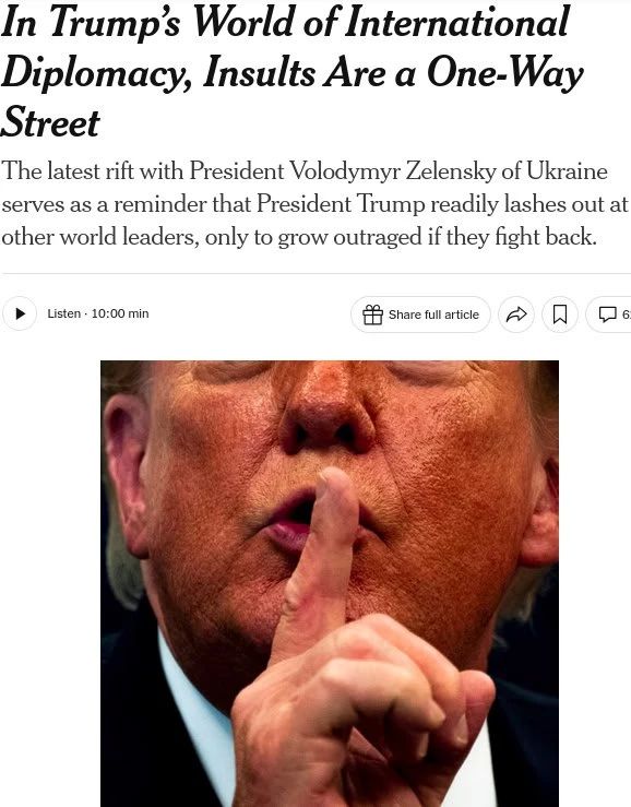 Уиткофф и Кушнер отчитали Зеленского* за критику в адрес Трампа