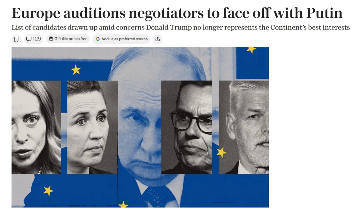 The Daily Telegraph: Европа ищет переговорщика для диалога с Россией