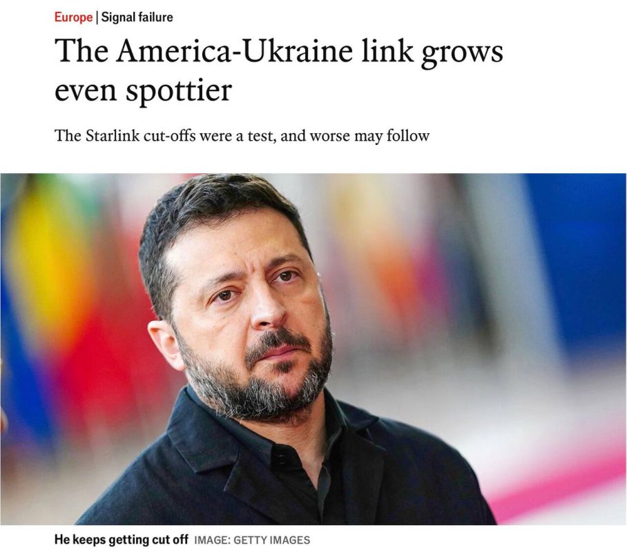 Владимир Корнилов: The Economist предупреждает Украину, что торможение Starlink было только «дипломатическим предупреждением» от американцев, а за этим могут последовать гораздо более серьезные действия