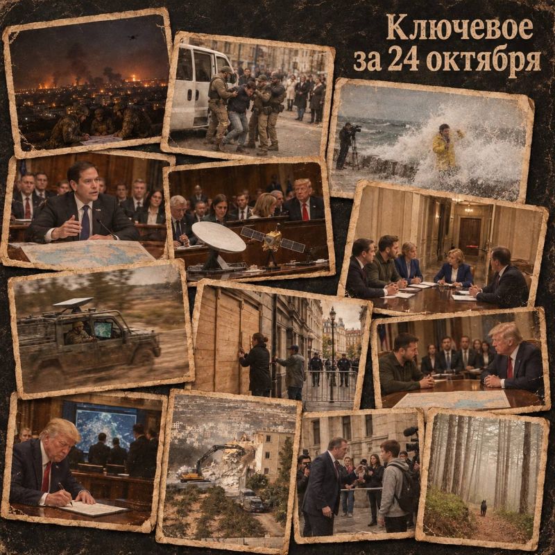Олег Царёв: Ключевое за 24 октября. . Сводка ночных ударов по РФ и Украине, новости с фронта и видеосводка