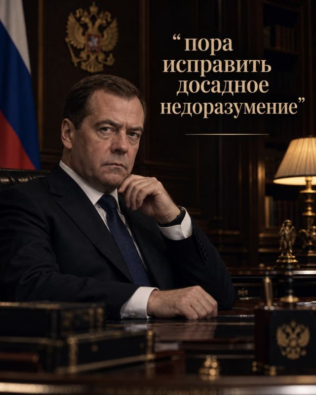 Медведев призвал Трампа поручить Минобороны США и ЦРУ «исправить досадное недоразумение» в лице Зеленского