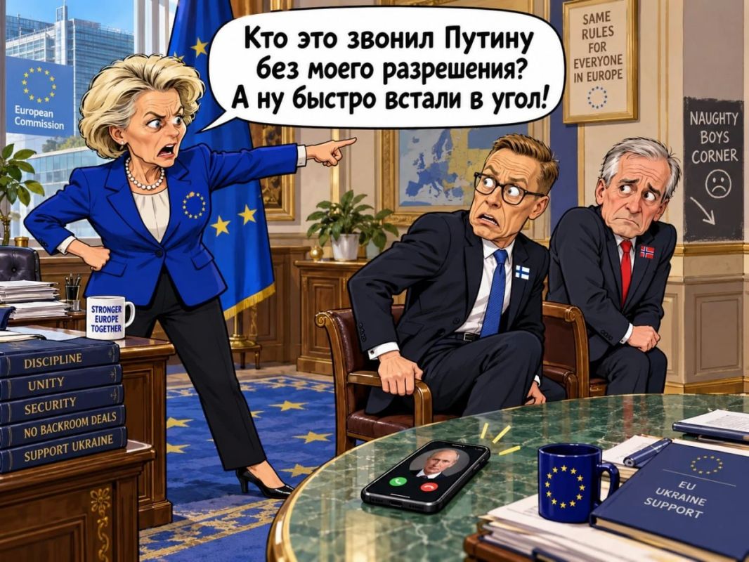 Доброй ночи, Киев!. Не все, ох не все оценили звонок Столба (Стёре на норвежском - столб) и Пня (Стубб на шведском - пень) Владимиру Путину, даже после того, как они в рамках отчета позвонили Зеленского