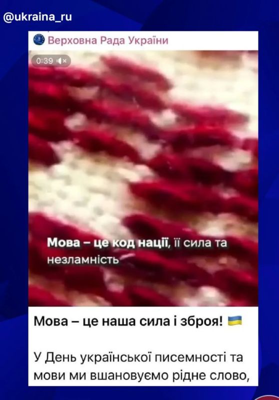 «Мова — это оружие»: в Верховной раде объяснили своё отношение к украинскому языку