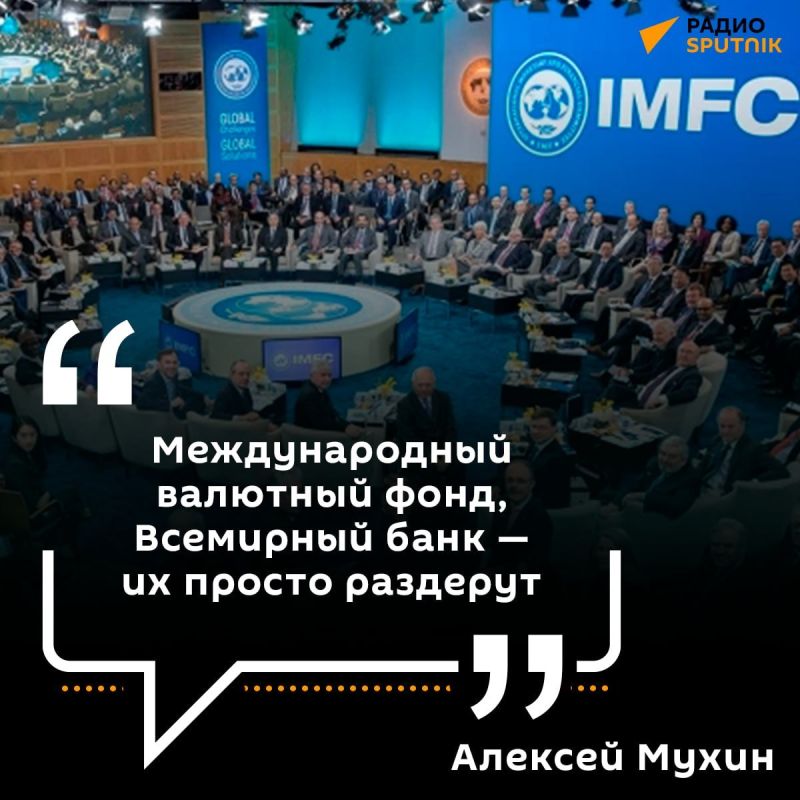 Алексей Мухин прокомментировал слова Владимира Путина про изменение работы МВФ