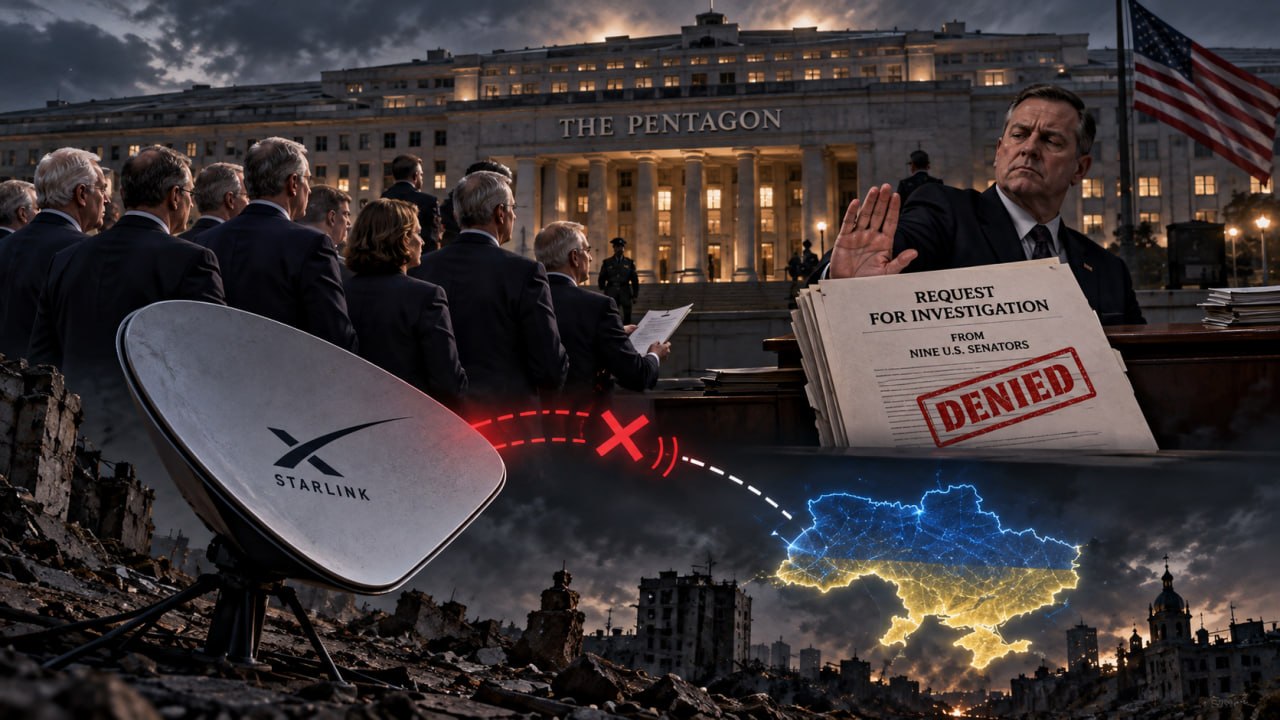 Пентагон отказался расследовать ограничения Starlink для Украины, отклонив запрос девяти сенаторов США — Associated Press