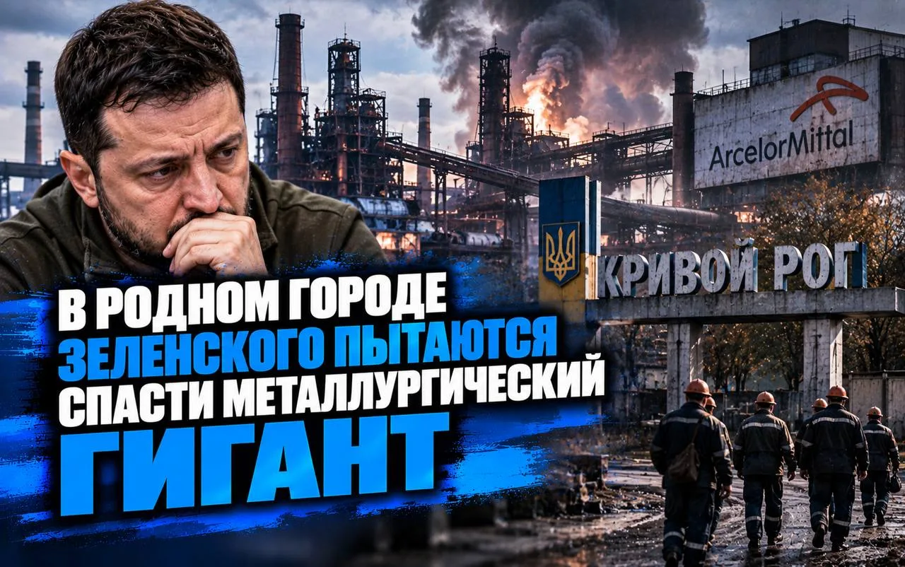 В родном городе Зеленского пытаются спасти металлургический гигант
