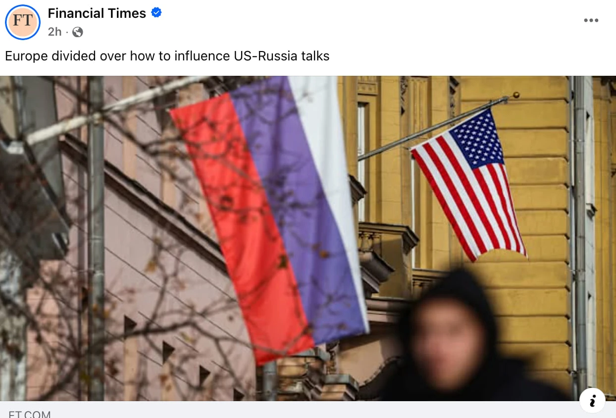 США и Украина рассматривают Германию, Францию и Великобританию в качестве возможных представителей Европы на переговорах по урегулированию украинского конфликта, пишет Financial Times со ссылкой на четырёх европейских...